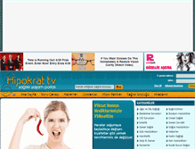 Tablet Screenshot of hipokrattv.com